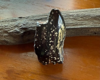 Starburst OBSIDIAN, Semi-Polished Pocket Stone, 51.80 Grams, Mexico, CR12422