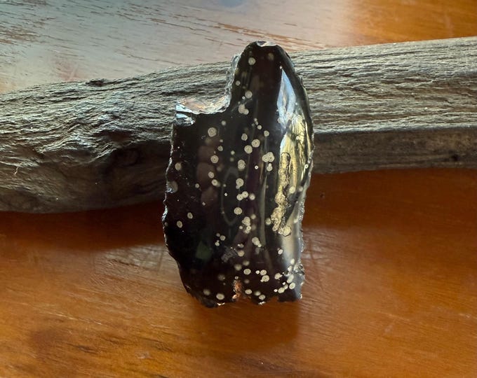 Starburst OBSIDIAN, Semi-Polished Pocket Stone, 51.80 Grams, Mexico, CR12422