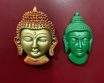 Fridge Magnets, Om Mani, Medicine Buddha, Avalokitesvara, Poly, Aluminum, Glass, Nepal, Please Choose