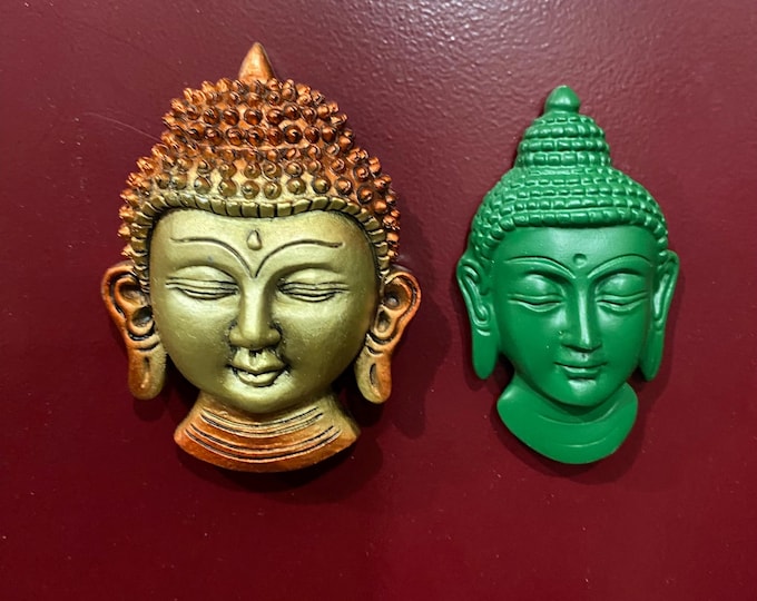 Fridge Magnets, Om Mani, Medicine Buddha, Avalokitesvara, Poly, Aluminum, Glass, Nepal, Please Choose