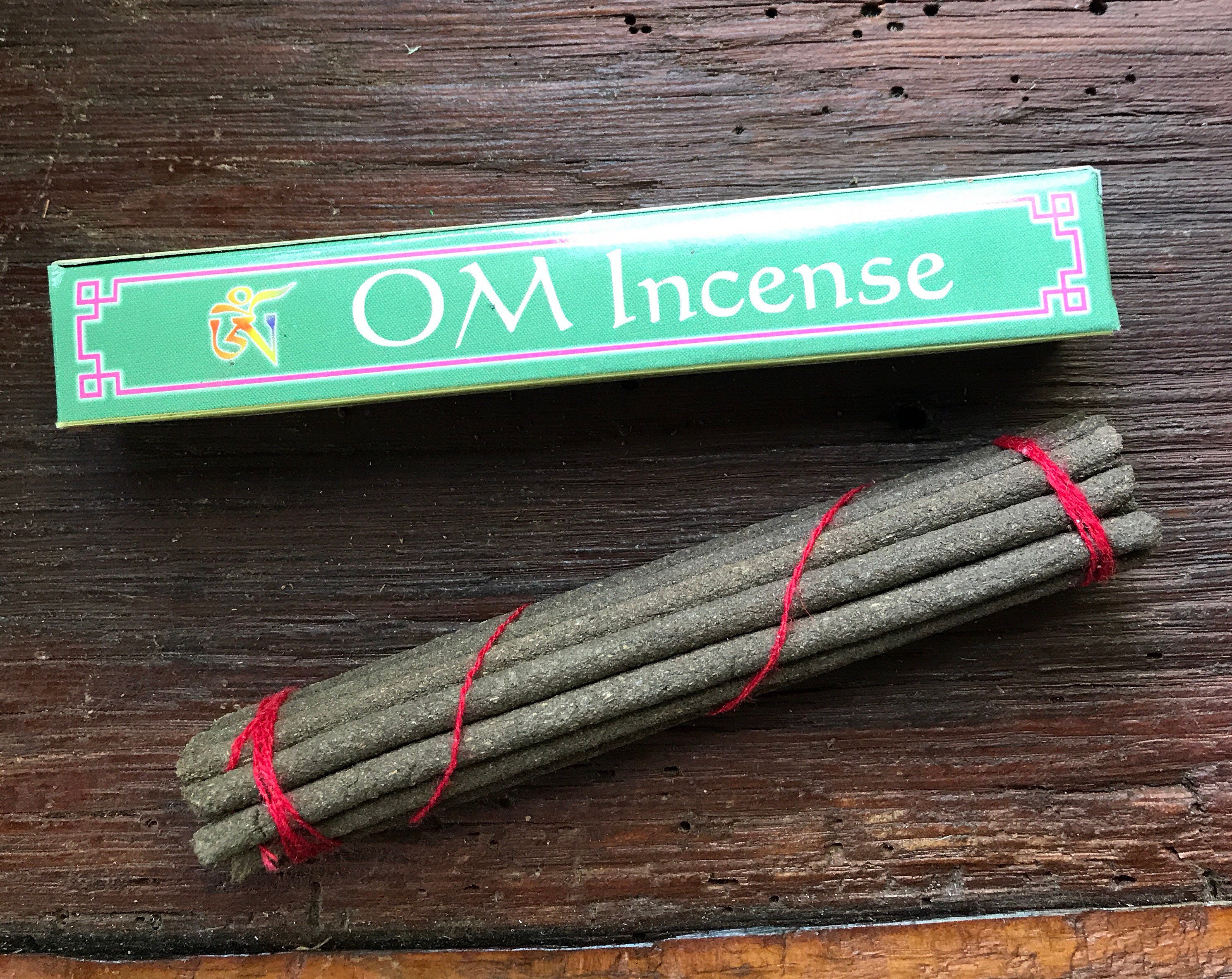 OM Incense, Organic Herbs, Resins, & Spices, Box of 15 sticks, 5.5 Each