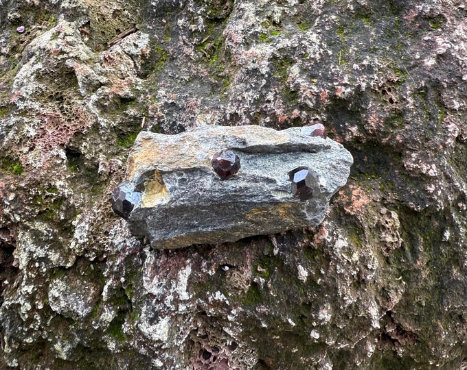 Natural Garnet Crystals in Matrix 1/3 LB+, Almandine, 167.10 Grams, Alaska, CR12494