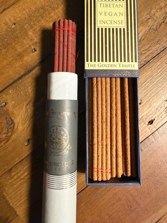 Namdroling Monastery Tibetan Herbal Dzah Incense, Tube or Vegan