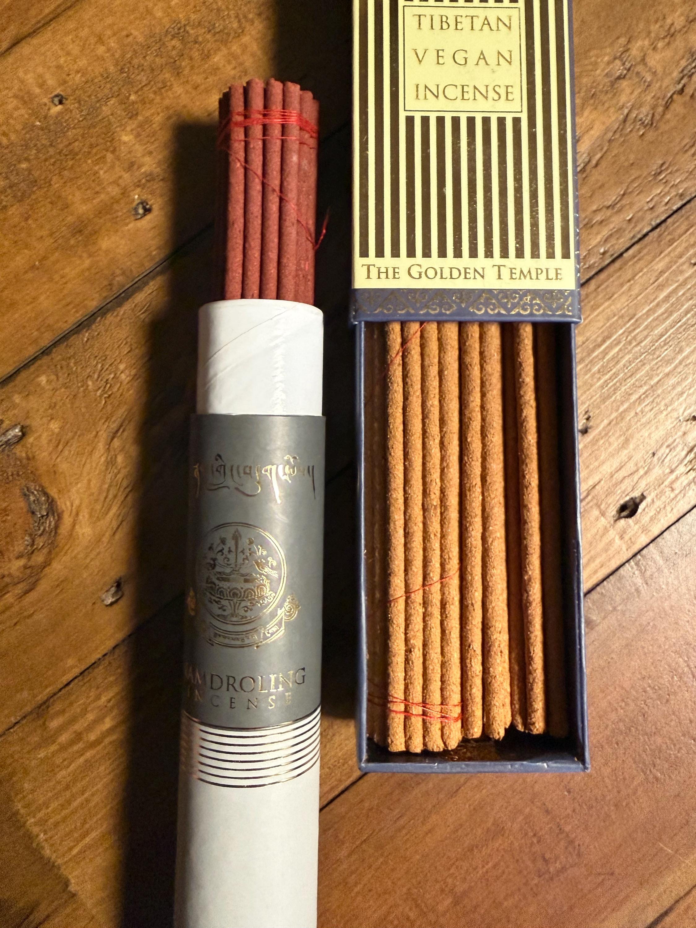 Namdroling Monastery Tibetan Herbal Dzah Incense, Tube or Vegan