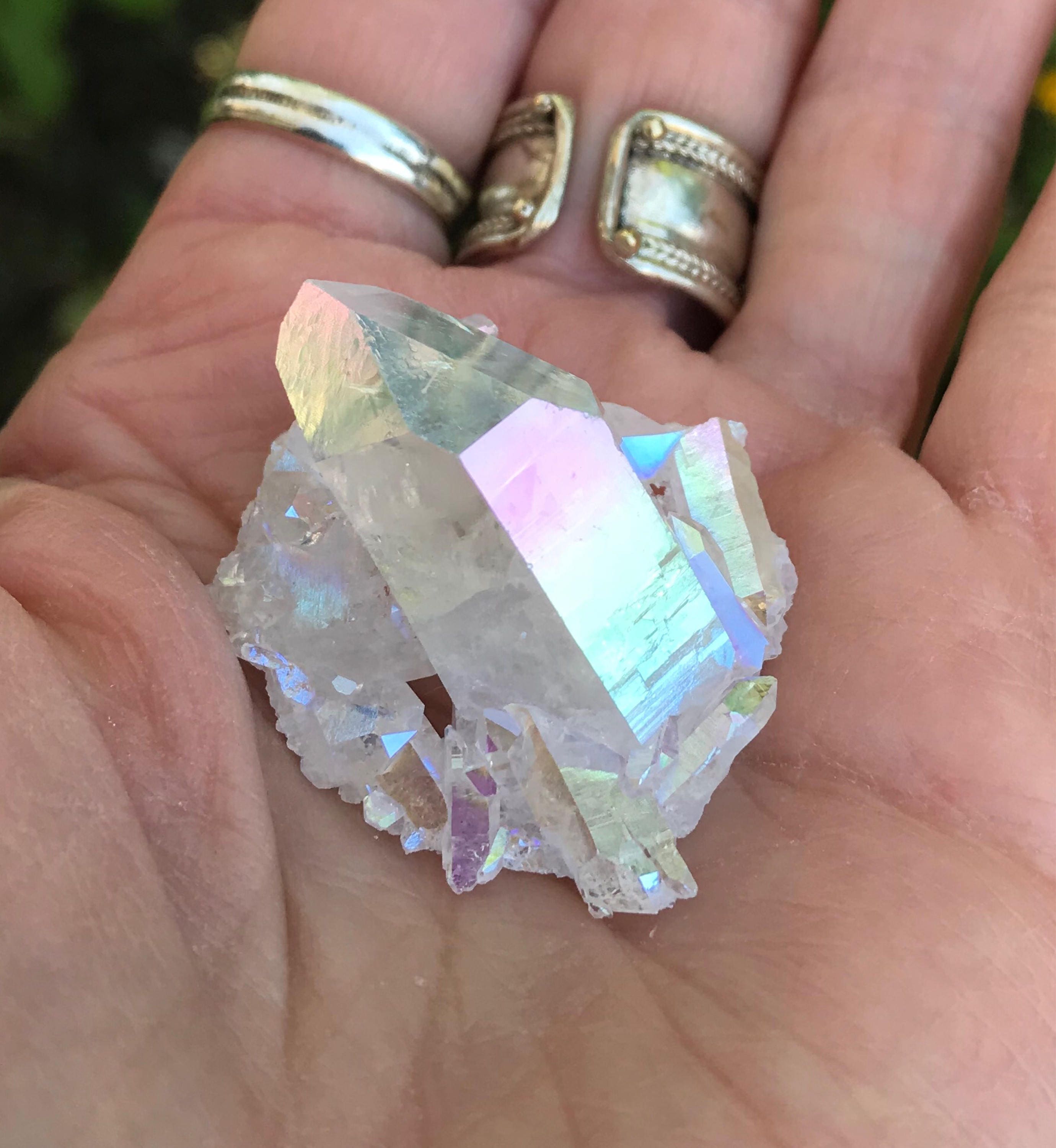 Opal Aura Quartz, Cluster, 16.4 Grams, CR2259