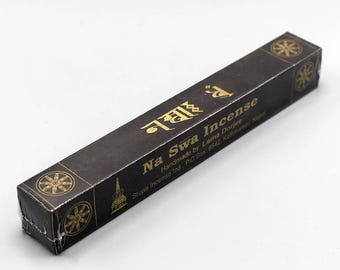 Na Swa Tibetan Incense, Himalayan Incense, 25 Sticks per Box, 7" L, Nepal