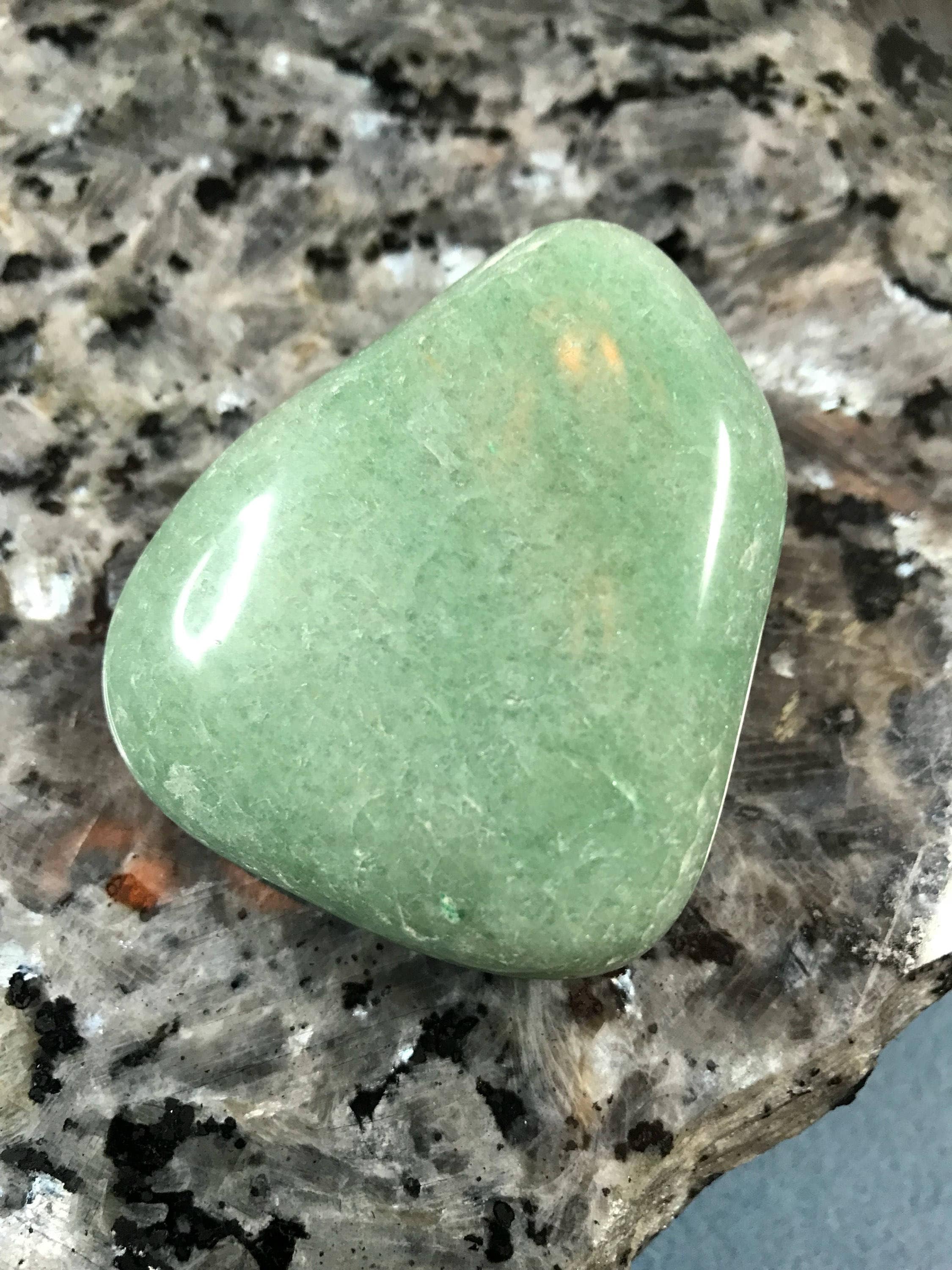 Amazonite, Polished Palm Stone, Mine Fresh, Natural, 85.6 grams, CR2813