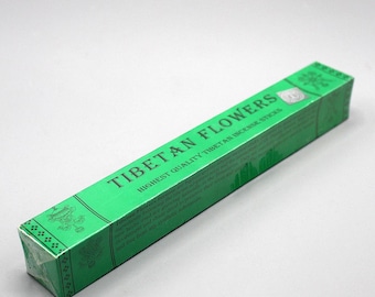 Traditional Tibetan Flowers Incense, 26 Sticks Per Box, 7-1/2" L
