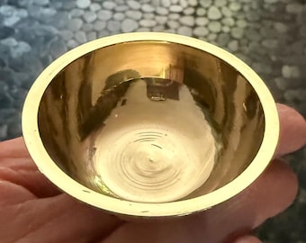 Brass Bowl ONLY, For Incense/Amber Resin Heaters, India