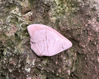 Angel Silk Opal, 1/3 LB- Polished Freeform Palm Stone, 129.60 Grams, Australia, CR12785