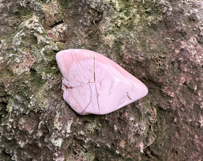 Angel Silk Opal, 1/3 LB- Polished Freeform Palm Stone, 129.60 Grams, Australia, CR12785