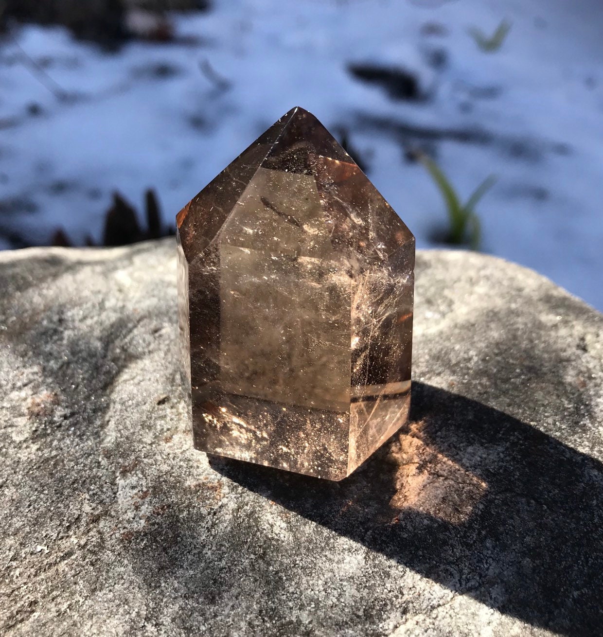 Sold to Katie 3/21* Smokey Quartz, Polished Standing Crystal