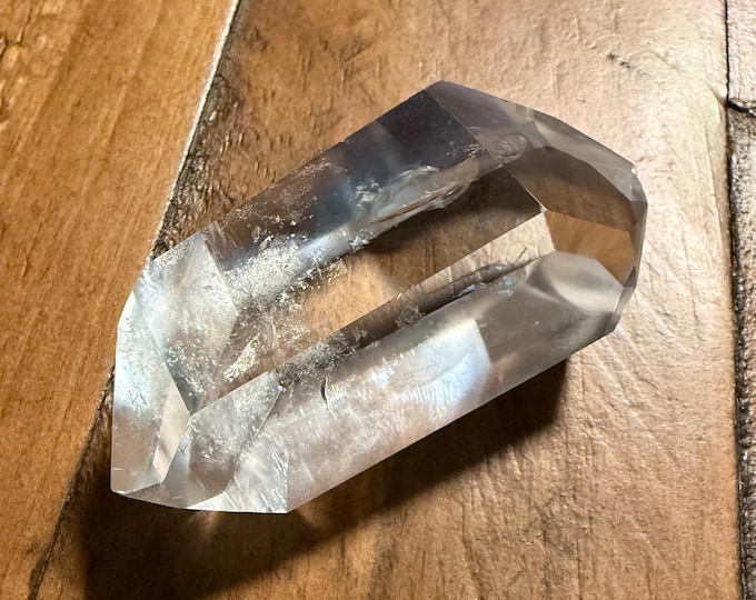 DT Clear Quartz Transmitter/Channeler, Polished, Mine Fresh, Brazil, 70.10 Grams, CR12579