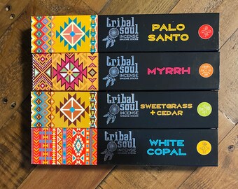 Final Closeout! Native Soul- Tribal Soul- Mystic Spirits Incense, 15 Gram Sleeve of Sticks 8" Each, Choose Your Scent