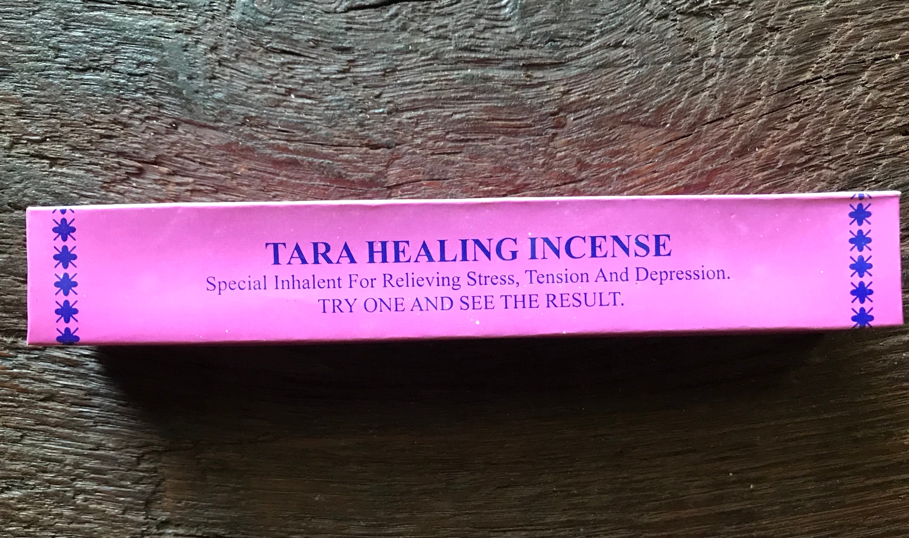 Tara Healing Incense, Organic Herbs, Resins, & Spices, Box of 20 sticks