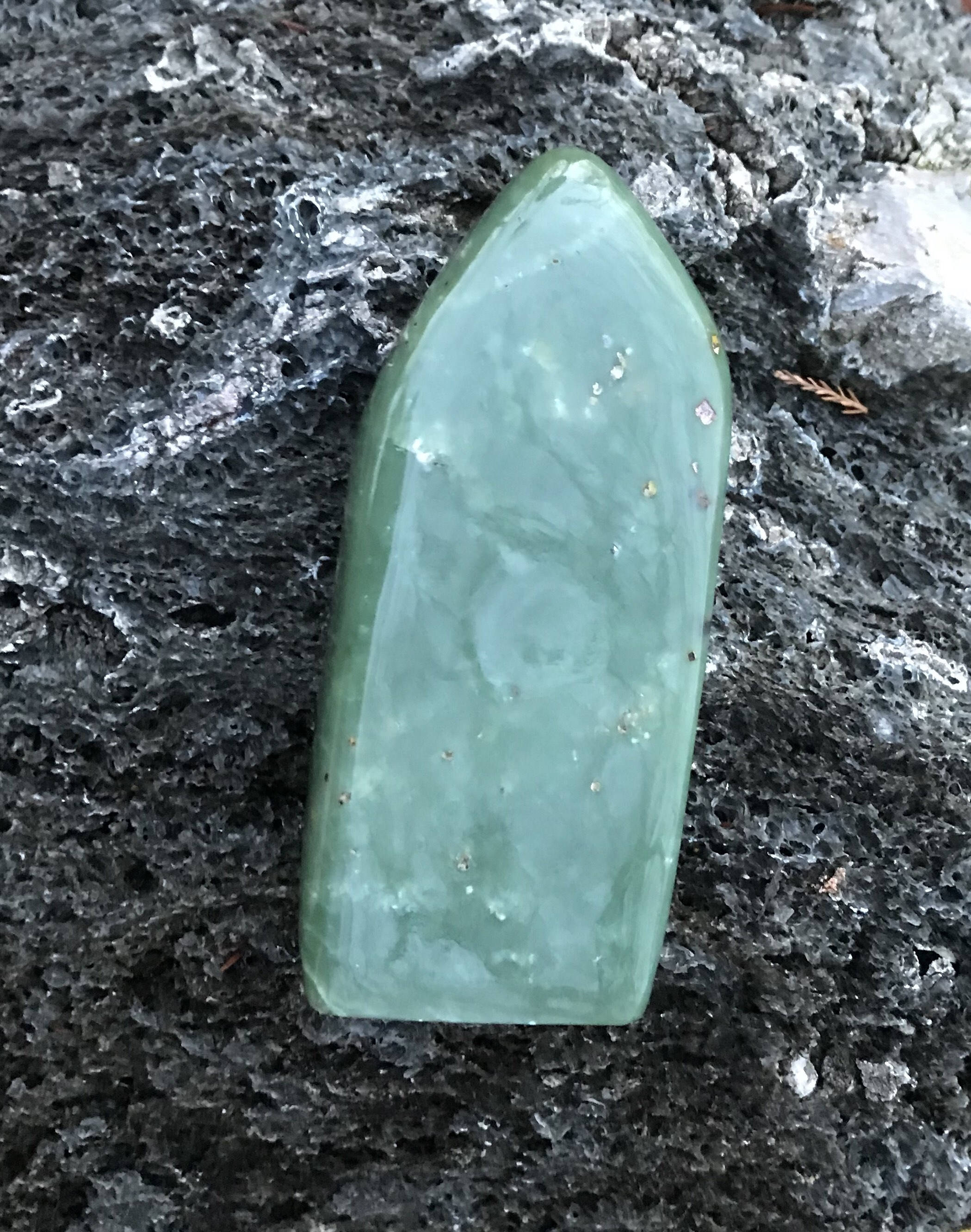 Reserved for Barbara Z. *****JADE, NEPHRITE, Polished Stone, 104.5