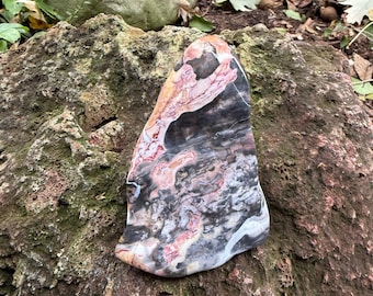 Ohio Flint, 1/2 LB+ Polished Freeform Palm Stone, Warrior Stone, 254.90 Grams, CR12787