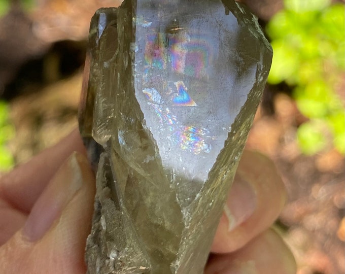 Bladed Barite, 1/3 LB+ Dream Stone, Raw Cluster, Rainbows, Limestone, Linwood Mine, Iowa, 174.60 Grams, CR11663