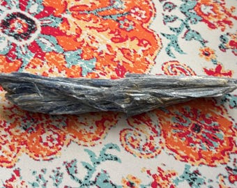Blue Kyanite Blade 3/4 LB+ Raw, 10” Long, Brazil, 394.10 Grams, CR12407