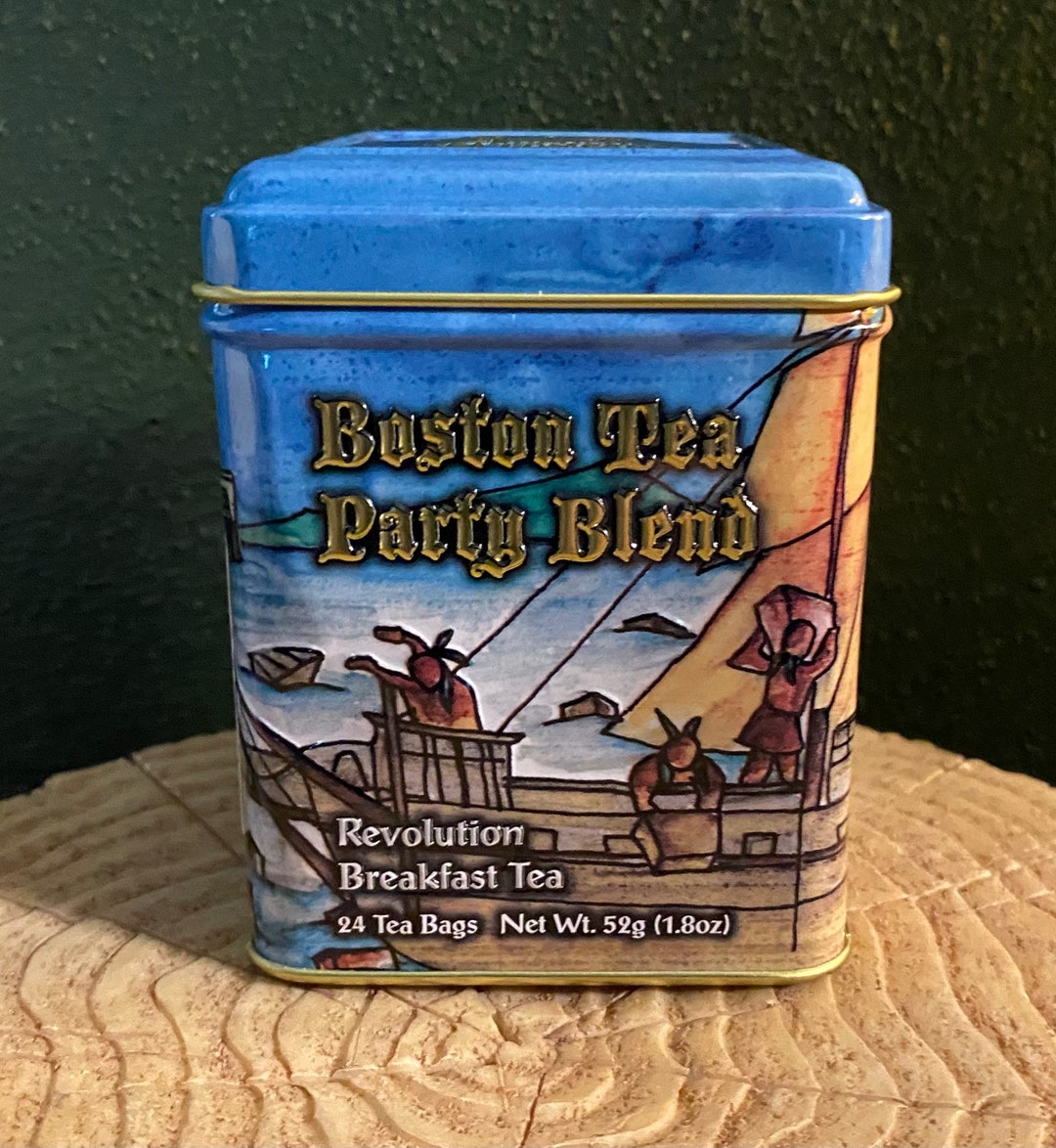 Boston Tea Party, Blended Black Tea, Keepsake Tin of 24 Stringless Tea