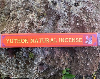 Yuthok Natural Tibetan Incense, Druk Herbal, Meditation & Offering , 8.5"L, 29 Sticks per Box, Shop Favorite