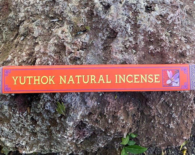 Yuthok Natural Tibetan Incense, Druk Herbal, Meditation & Offering , 8.5"L, 29 Sticks per Box, Shop Favorite