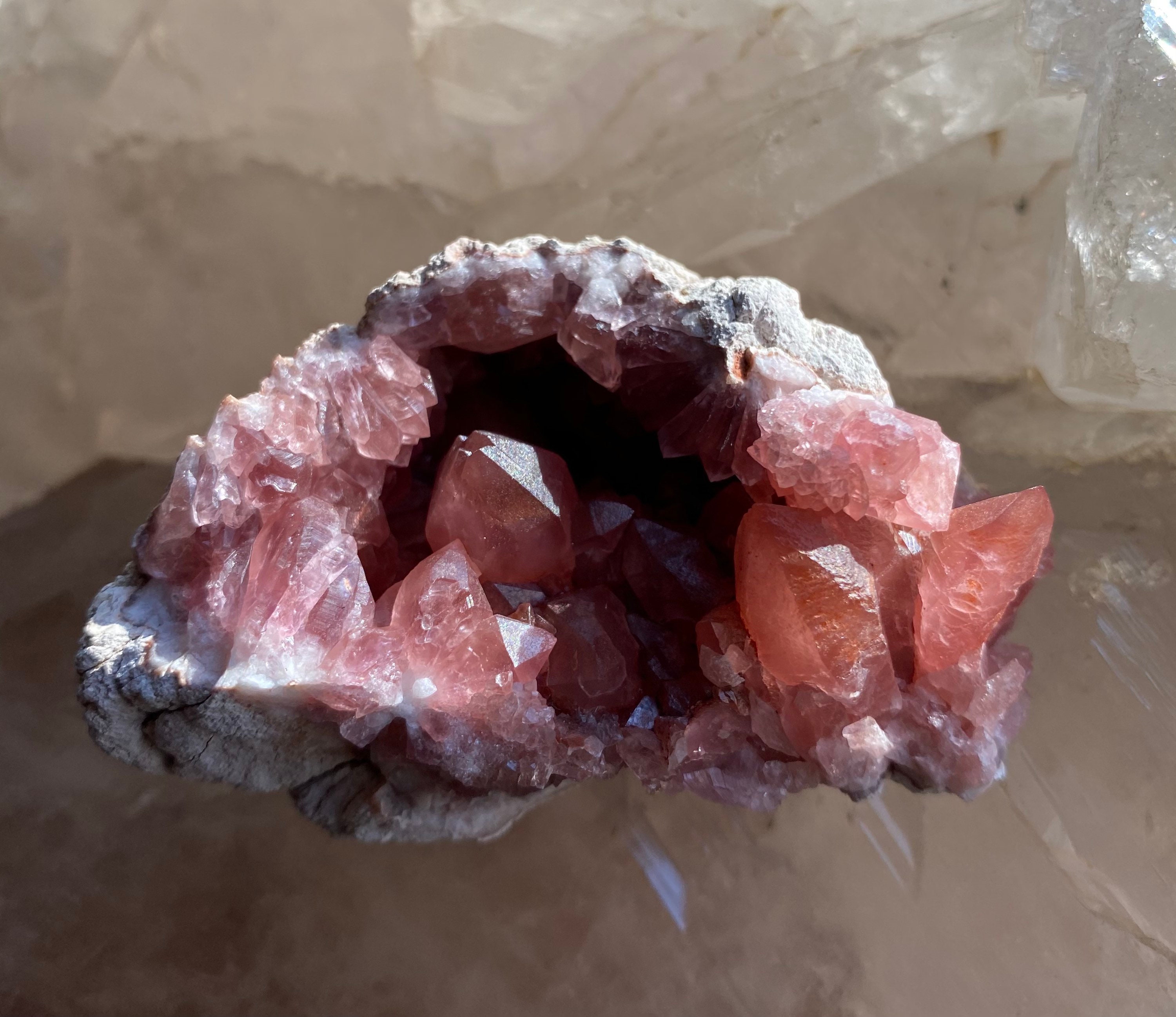 Pink Amethyst Cluster, Raw, Natural, Juicy Color, Argentina, 77.90 ...