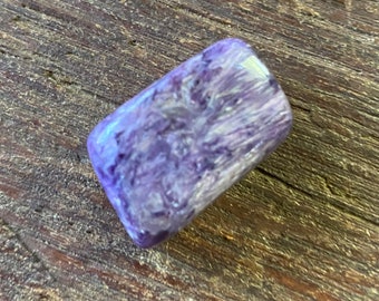 Charoite, Polished Pocket Stone, Russia, 14.40 Grams, CR11638