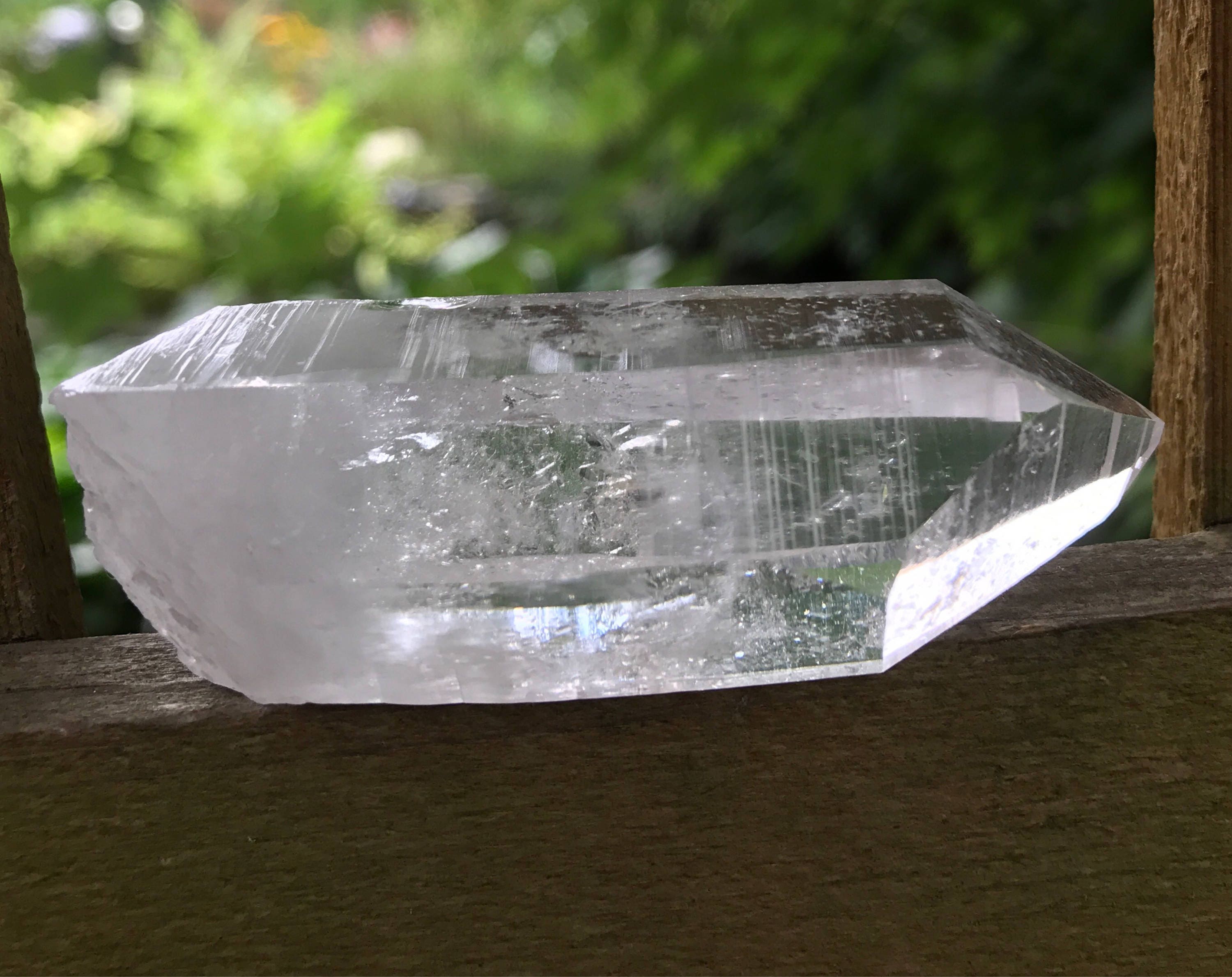 Raw Quartz Single Crystal Point, Arkansas, 63.1 Grams, CR2050