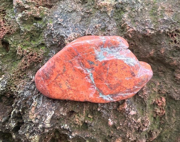 Crimson Cuprite, 1/4 LB+ Polished Freeform Palmstone, Mexico, 114.90 Grams, CR12818