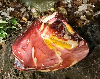 Mookaite Jasper 2-3/4 LB+ Polished Cabinet Stone, Free Form, 1289.90 Grams, Australia, CR12824