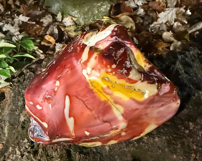 Mookaite Jasper 2-3/4 LB+ Polished Cabinet Stone, Free Form, 1289.90 Grams, Australia, CR12824