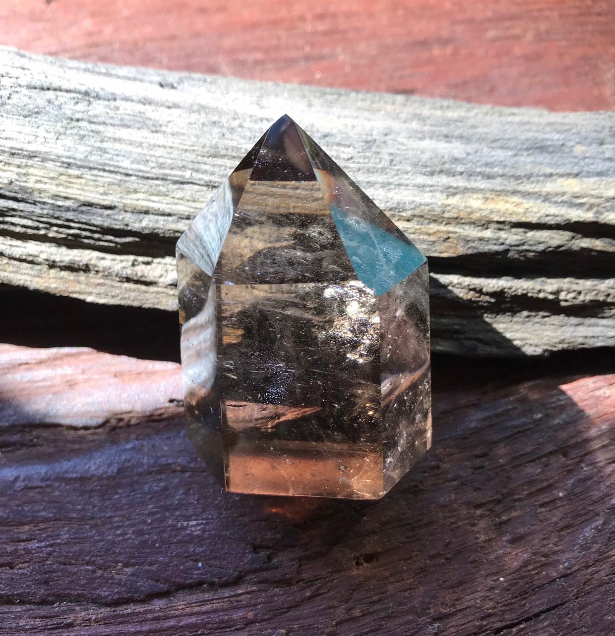 Sold to Katie 3/21* Smokey Quartz, Polished Standing Crystal