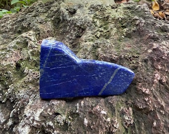 Lapis Lazuli, Solid Standing Stone, Polished, Afghanistan, 121.50 Grams, CR12727