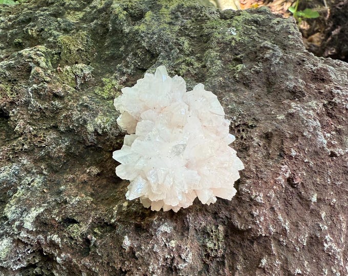 Heulandite/Zeolite Crystal Cluster w/Peach Stilbite on Matrix, India, 86.30 Grams, CR12668