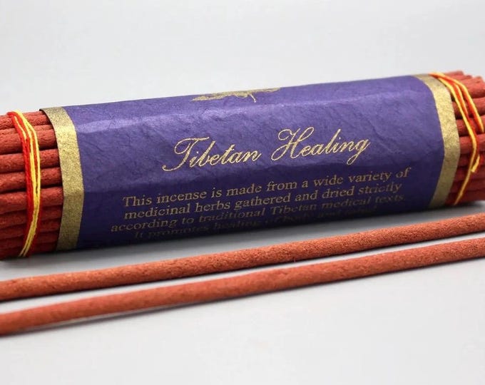 Kopan Monastery Healing Incense, Tibetan Incense, 5-1/2" L, Approx. 40 Sticks per Package