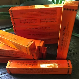 Tara Healing Incense, Choose from Boxed Short Sticks or Long Wrapped Sticks, Organic Herbs, Resins, & Spices