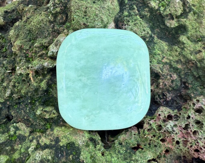 JADEITE, Opaque Polished Palm Stone, 42.30 Grams, China, CR12612
