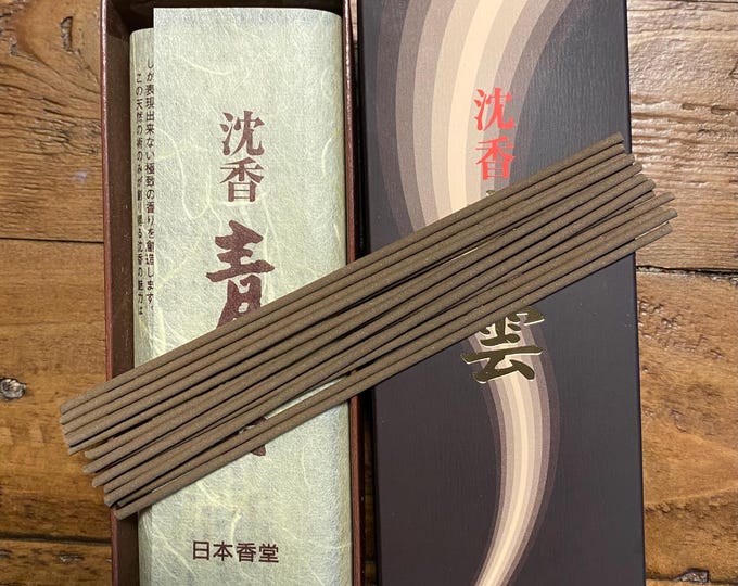 Jinkoh Seiun Japanese Aloeswood Incense, Box of 170 Sticks, 6” Each