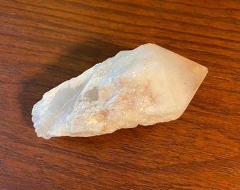 DT Candle Quartz, 1/3 LB+ Raw Elestial, Bridge Crystals, Hematite Included, Oxide, Mine Fresh, Madagascar, 174.70 Grams, CR12190