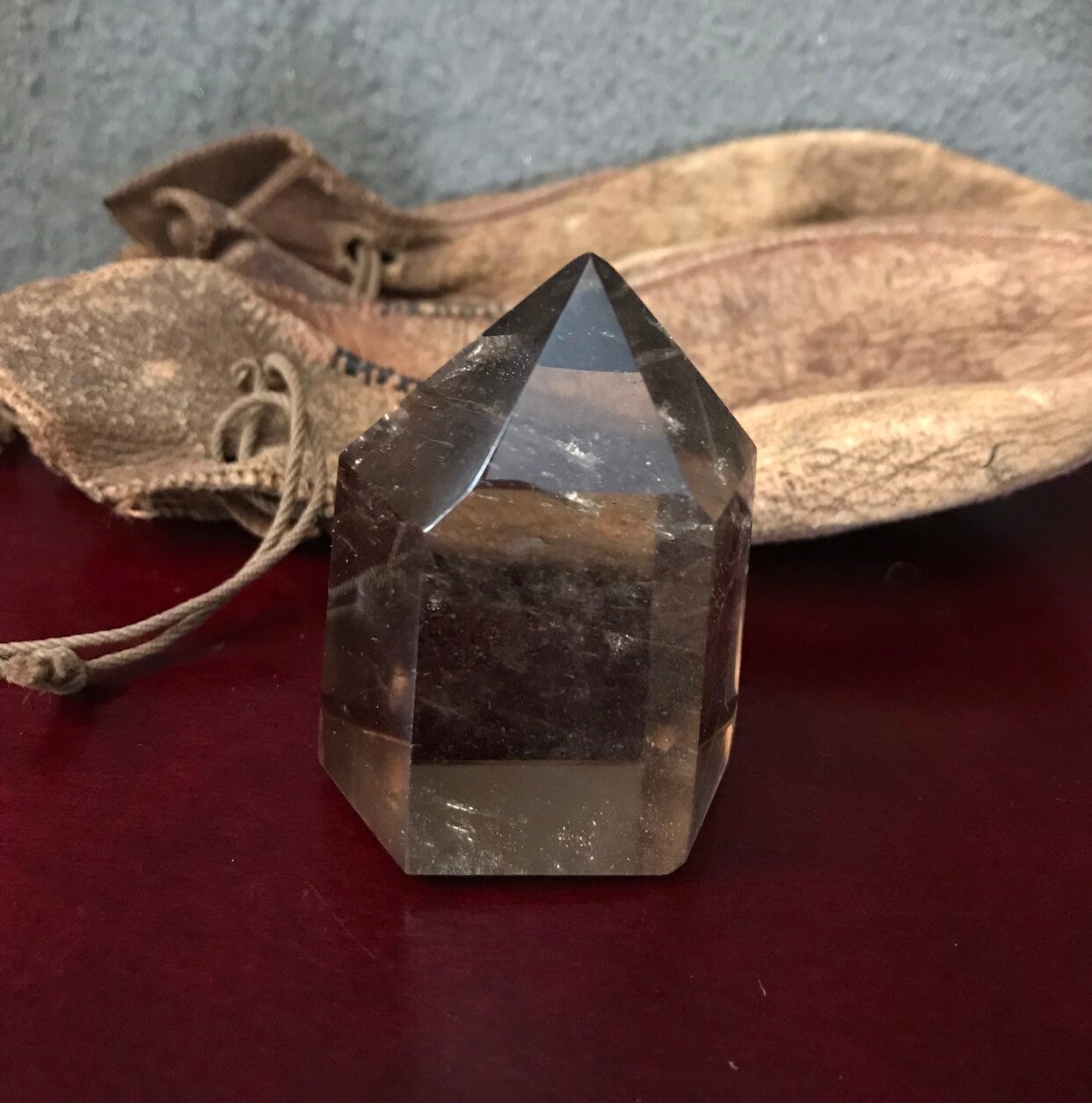 Sold to Katie 3/21* Smokey Quartz, Polished Standing Crystal