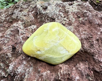 Noble Serpentine, 1/4 LB-  Healerite Palmstone, Freeform & Polished, Washington State, 112.80 Grams, CR12719