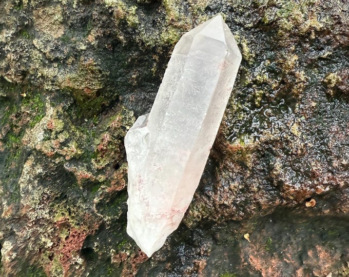 Lithium Quartz, RAW, Bridge, Etched, Veiling, Brazil, 93.00 Grams, CR12626