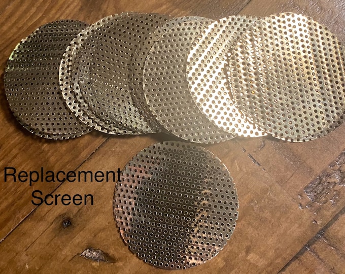 Pack of 3 Replacement Screens for our Brass Resin Incense/Amber Resin Heater, Screen ONLY