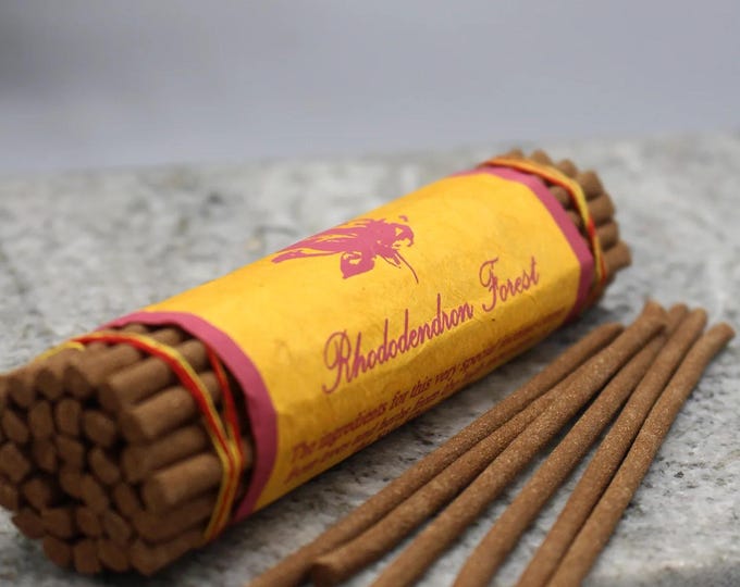 Rhododendron Forest, Kopan Monastery Incense, 5" Sticks, Approx. 40 per Package, Nepal