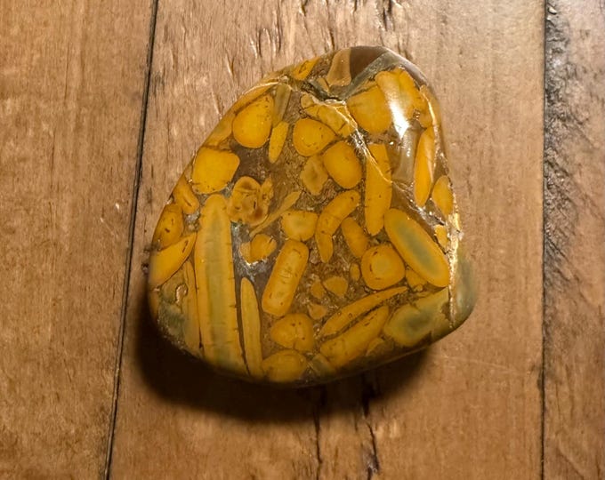 Ajooba Jasper, Freeform Palm Stone, Hematite, Polished, 101.70 Grams, CR12510