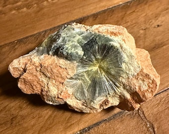 Wavellite in Matrix, Raw Stone, Arkansas, 96.30 Grams, CR11009