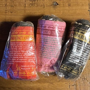 Rope Incense, CHOOSE From Various Scents, Nepal, India
