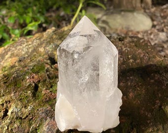 Arkansas Quartz, 3/4 LB+ RAW, Barnacles, Base Bridge Crystals, Veiling, Rainbows, Mine Fresh, 374.70 Grams, CR12347