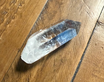 DT-ET Arkansas Quartz, Clear, Raw, Isis, Base Veils, Gorgeous Key, Etched and Striated, Mine Fresh, Arkansas, 92.10 Grams, CR12508